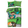Súprava obliečok Halantex zelená 140x200 cm, 2-dielna, Minecraft Súprava obliečok Halantex zelená 140x200 cm, 2-dielna, Minecraft