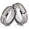 Wolframové snubní prsteny R-TU-211 Wolframové snubní prsteny R-TU-211