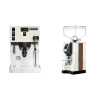 Rancilio Silvia PRO X, white + Eureka Mignon Specialita, WD white, walnut Rancilio Silvia PRO X, white + Eureka Mignon Specialita, WD white, walnut