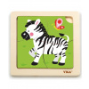 Viga Drevené puzzle Zebra 4ks Viga Drevené puzzle Zebra 4ks