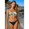 Etna Dámske dvojdielne plavky Etna Alice-23/W zeleno-čierne, Veľkosť 38, Farba zelená-čierna Etna Dámske dvojdielne plavky Etna Alice-23/W zeleno-čierne, Veľkosť 38, Farba zelená-čierna