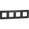 Rámček Schneider Electric Nová Unica Studio NU200854 štvornásobný antracit Rámček Schneider Electric Nová Unica Studio NU200854 štvornásobný antracit