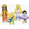 GOKI Bábiky Hippie rodina 4 ks GOKI Bábiky Hippie rodina 4 ks