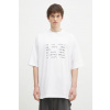 Bavlnené tričko VETEMENTS We Buy Things Oversized biela farba, s potlačou, UA66TR625W Bavlnené tričko VETEMENTS We Buy Things Oversized biela farba, s potlačou, UA66TR625W