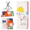 Peňaženkové kožené puzdro DRAWING na Samsung Galaxy A13 - Umbrella Elephant Peňaženkové kožené puzdro DRAWING na Samsung Galaxy A13 - Umbrella Elephant