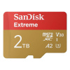 SANDISK Extreme microSDXC 2 TB UHS-I Card + adaptér 240 MB/s & 140 MB/s SANDISK Extreme microSDXC 2 TB UHS-I Card + adaptér 240 MB/s & 140 MB/s