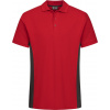 Promodoro | 4590 Unisex kontrastné pracovné polo - EXCD_40.4590 Farba: fire red/charcoal, Veľkosť: XL Promodoro | 4590 Unisex kontrastné pracovné polo - EXCD_40.4590 Farba: fire red/charcoal, Veľkosť: XL