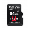 GOODRAM microSDXC UHS-I U3 64GB IR-M3AA-0640R12 GOODRAM microSDXC UHS-I U3 64GB IR-M3AA-0640R12