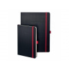 Sigel Zápisník CONCEPTUM A4 s gumičkou,linajkový čierno-červený Sigel Zápisník CONCEPTUM A4 s gumičkou,linajkový čierno-červený