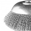 Drátěný kartáč na benzínovou kosu 150 x 25,4 mm, měkký, krimpovaný drát Drátěný kartáč na benzínovou kosu 150 x 25,4 mm, měkký, krimpovaný drát