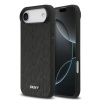 DKNY PU Leather Grid Pattern Magsafe kryt iPhone Air čierny DKNY PU Leather Grid Pattern Magsafe kryt iPhone Air čierny
