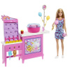 Mattel Barbie BÁBIKA A STÁNOK S CUKROVOU VATOU HERNÝ SET Mattel Barbie BÁBIKA A STÁNOK S CUKROVOU VATOU HERNÝ SET