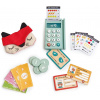Tender Leaf Toys Drevená platobná brána Play Pay pack s peňaženkou a karty s mincami Tender Leaf Toys Drevená platobná brána Play Pay pack s peňaženkou a karty s mincami
