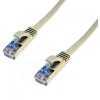 DATACOM Patch kábel FTP CAT6 3m sivý FLAT plochý DATACOM Patch kábel FTP CAT6 3m sivý FLAT plochý