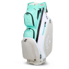 Callaway ORG 14 2024 Cart Bag Aqua/White/Silver Heather - štandard Callaway ORG 14 2024 Cart Bag Aqua/White/Silver Heather - štandard