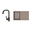 STRONG K-StrongSinks S3 Set drez Zala 860x500mm granit béžová + Batéria Garonne čierna STRONG K-StrongSinks S3 Set drez Zala 860x500mm granit béžová + Batéria Garonne čierna