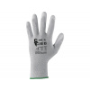 Povrstvené antistatické rukavice CXS Adgara - veľkosť: 10/XL, farba: sivá