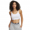 Dámske tielko Under Armour UA Rival Rib Baby Tank biela|L Dámske tielko Under Armour UA Rival Rib Baby Tank biela|L