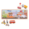 Bigjigs Toys Magnetické puzzle město Bigjigs Toys Magnetické puzzle město
