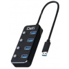 Geti USB hub 4x USB-A 3.0 GUH4AS s prepínačmi Geti USB hub 4x USB-A 3.0 GUH4AS s prepínačmi