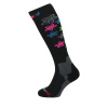 BLIZZARD-Viva Flowers ski socks junior,black/flowers Čierna 24/26 2022 BLIZZARD-Viva Flowers ski socks junior,black/flowers Čierna 24/26 2022