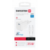 Swissten 35W UBS - C Travel Charger With USB USB Cable 1.2m 22070220 White Swissten 35W UBS - C Travel Charger With USB USB Cable 1.2m 22070220 White