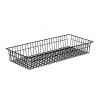 Feroplast spol. s.r.o. Drôtený kôš Feroplast KS54 pre regál so šírkou 1400 mm, 600x1300x120, čierny Feroplast spol. s.r.o. Drôtený kôš Feroplast KS54 pre regál so šírkou 1400 mm, 600x1300x120, čierny