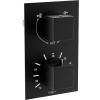 MEXEN Cube Termostatická batéria sprcha/vaňa 2-output čierna (77502-70) MEXEN Cube Termostatická batéria sprcha/vaňa 2-output čierna (77502-70)