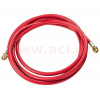 hadice červená HP 3 m R134a, plnička 1/4 hadice červená HP 3 m R134a, plnička 1/4