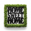 COOL Design Machový obraz „Home Sweet Home“ – ručne vyrábaná dekorácia v rôznych veľkostiach Farba: 35x37 cm COOL Design Machový obraz „Home Sweet Home“ – ručne vyrábaná dekorácia v rôznych veľkostiach Farba: 35x37 cm