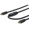 Digitus HDMI High Speed connection cable, type A, w/ amp. M/M, 20.0m, w/Ethernet, Ultra HD 24p, CE, gold, bl Digitus HDMI High Speed connection cable, type A, w/ amp. M/M, 20.0m, w/Ethernet, Ultra HD 24p, CE, gold, bl