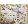 Mapa Ameriky z r. 1628 - Reprint J. Hondius - M1628 Mapa Ameriky z r. 1628 - Reprint J. Hondius - M1628