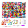 Zestaw do Robienia Bransoletek DIY Sklenené korálky Rôzne vzory šnúrok Zestaw do Robienia Bransoletek DIY Sklenené korálky Rôzne vzory šnúrok
