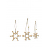 Ferm Living Jutové vianočné ozdoby Jute Stars, set 3 ks, hviezdy – prírodné Ferm Living Jutové vianočné ozdoby Jute Stars, set 3 ks, hviezdy – prírodné