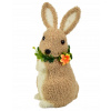 Zajačik z polaru s venčekom 27x15 cm Zajačik z polaru s venčekom 27x15 cm