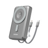 Dudao K29 10000mAh PD 20W Power Bank MagSafe s kovovým puzdrom, stojanom a vstavanými USB-C/Lightning káblami – sivá (Dudao K29 10000mAh PD 20W Power Bank MagSafe s kovovým puzdrom, stojanom a vstavan Dudao K29 10000mAh PD 20W Power Bank MagSafe s kovovým puzdrom, stojanom a vstavanými USB-C/Lightning káblami – sivá (Dudao K29 10000mAh PD 20W Power Bank MagSafe s kovovým puzdrom, stojanom a vstavan