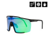 Cyklistické brýle Proton - matt black/mirror green Cyklistické brýle Proton - matt black/mirror green