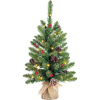 Black Box Trees Umelý vianočný stromček Creston juta, efekt námrazy 20 LED,60 cm Black Box Trees Umelý vianočný stromček Creston juta, efekt námrazy 20 LED,60 cm