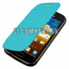Kožený obal Samsung Galaxy Ace 2 – Flip Cover – svetlo-modrá Kožený obal Samsung Galaxy Ace 2 – Flip Cover – svetlo-modrá