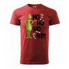 EVI S.C. Tričko s Grinchom a nápisom HO HO HO – červené Veľkosť: M EVI S.C. Tričko s Grinchom a nápisom HO HO HO – červené Veľkosť: M