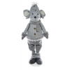 Dekorácia MagicHome Vianoce, Myšiak s čiapkou, 57 cm Dekorácia MagicHome Vianoce, Myšiak s čiapkou, 57 cm