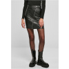 Women's biker skirt made of synthetic leather black čierna S Urban Classics 4065812223210 Women's biker skirt made of synthetic leather black čierna S Urban Classics 4065812223210