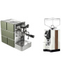 Stone Espresso Mine Green + Eureka Mignon Specialita, WD white, walnut Stone Espresso Mine Green + Eureka Mignon Specialita, WD white, walnut
