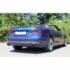 Fox Sportauspuff s koncovkou 1x100 Typ 16 na obou stranách pro Audi A5 Cabrio s motorem 2.0 TFSI Fox Sportauspuff s koncovkou 1x100 Typ 16 na obou stranách pro Audi A5 Cabrio s motorem 2.0 TFSI