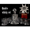 Atelier - Petr Vydra Quadro whisky set - 1x karafa (850 ml) a 6x poháre (340 ml) s 7x s Alpským plesnivcom Atelier - Petr Vydra Quadro whisky set - 1x karafa (850 ml) a 6x poháre (340 ml) s 7x s Alpským plesnivcom