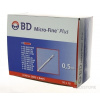 BD Inzulin.stříkačky 0,5 ml x 8 mm U-100 100 ks BD Inzulin.stříkačky 0,5 ml x 8 mm U-100 100 ks