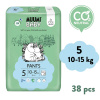 Moomin Baby Muumi Baby Pants 5 Maxi+ 10-15 kg (38 ks), nohavičkové eko plienky Moomin Baby Muumi Baby Pants 5 Maxi+ 10-15 kg (38 ks), nohavičkové eko plienky
