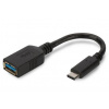Digitus USB 3.1 Type-C adaptér USB kabel, typ C na A, OTG M / F, 0,15m, Super Speed, UL, bl AK-300315-001-S Digitus USB 3.1 Type-C adaptér USB kabel, typ C na A, OTG M / F, 0,15m, Super Speed, UL, bl AK-300315-001-S