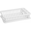 Odkvapkávač Curver®, 42x26,5x8,8 cm, na kuchynský riad, biely Odkvapkávač Curver®, 42x26,5x8,8 cm, na kuchynský riad, biely