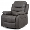 Autronic TV a relaxačné kreslo, manuálne polohovanie, poťah šedá látka v dekore vintage kov TV-4086 GREY Autronic TV a relaxačné kreslo, manuálne polohovanie, poťah šedá látka v dekore vintage kov TV-4086 GREY